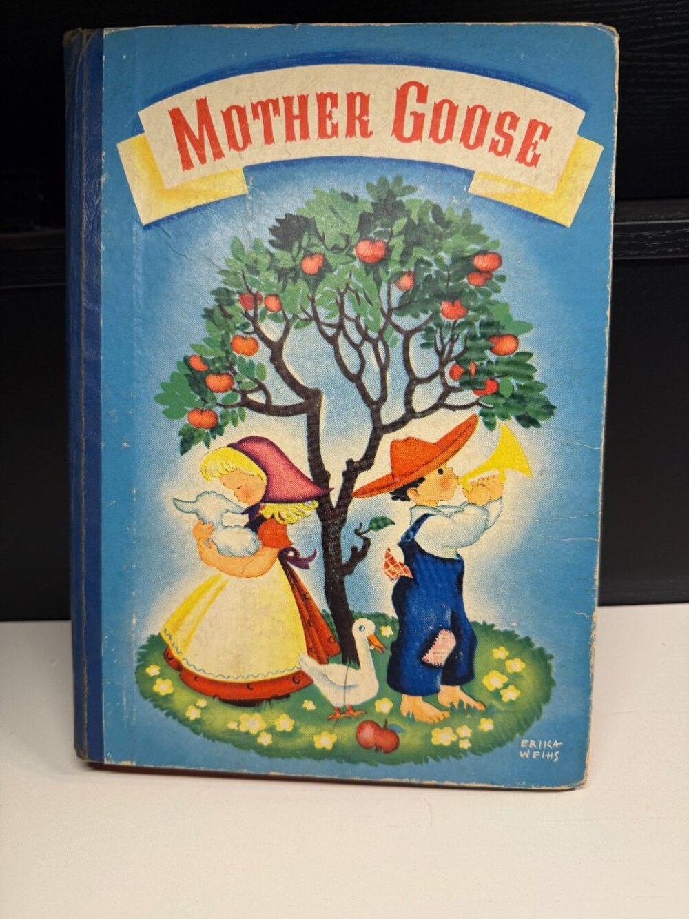 Vintage 1941 Mother Goose Complete Book of Nursery Rhymes